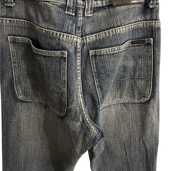 Men’s Moda Jeans USA Dark Wash Baggy Saggy Denim Streetwear 34 X 34 - Picture 5 of 10